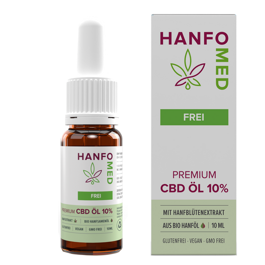 CBD Öl – Hanfomed "Frei", 10 ml, 10%