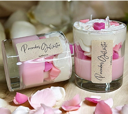 Rhönkerze in Dessertoptik