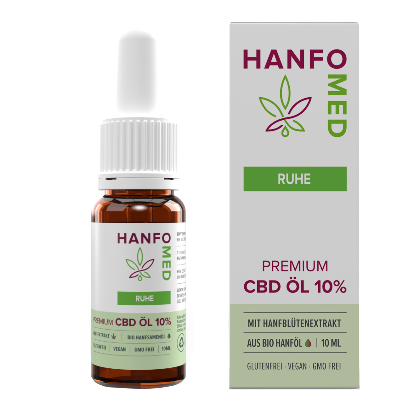 CBD Öl Schlaf „Ruhe“ · 10 ml – Hanfomed 10%