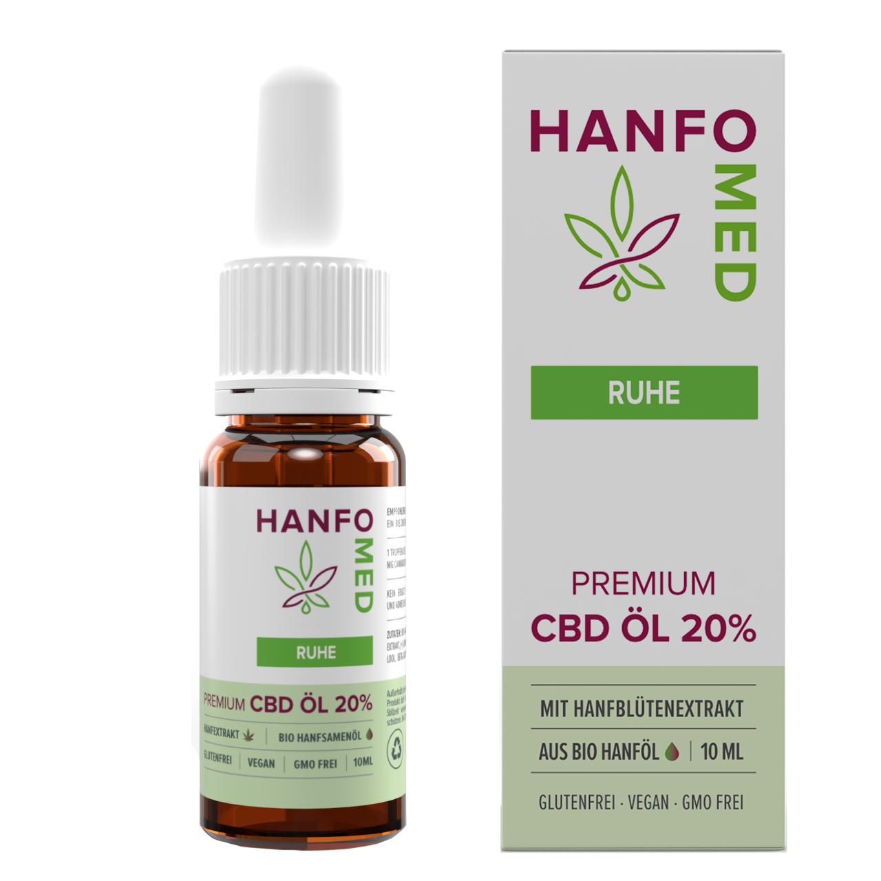 CBD Öl Schlaf „Ruhe“ · 10 ml – Hanfomed 20%