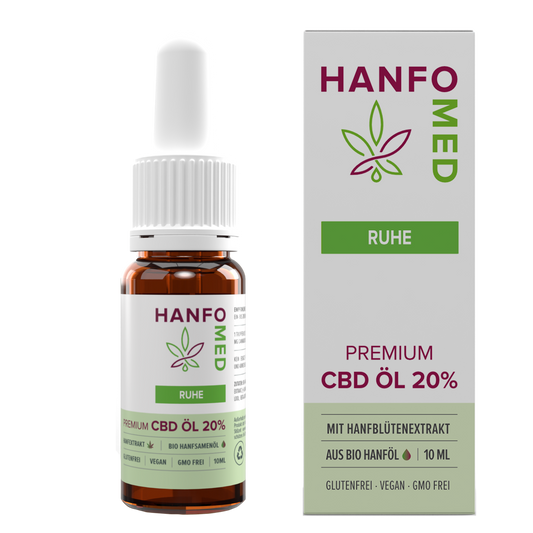CBD Öl Schlaf „Ruhe“ · 10 ml – Hanfomed 20%