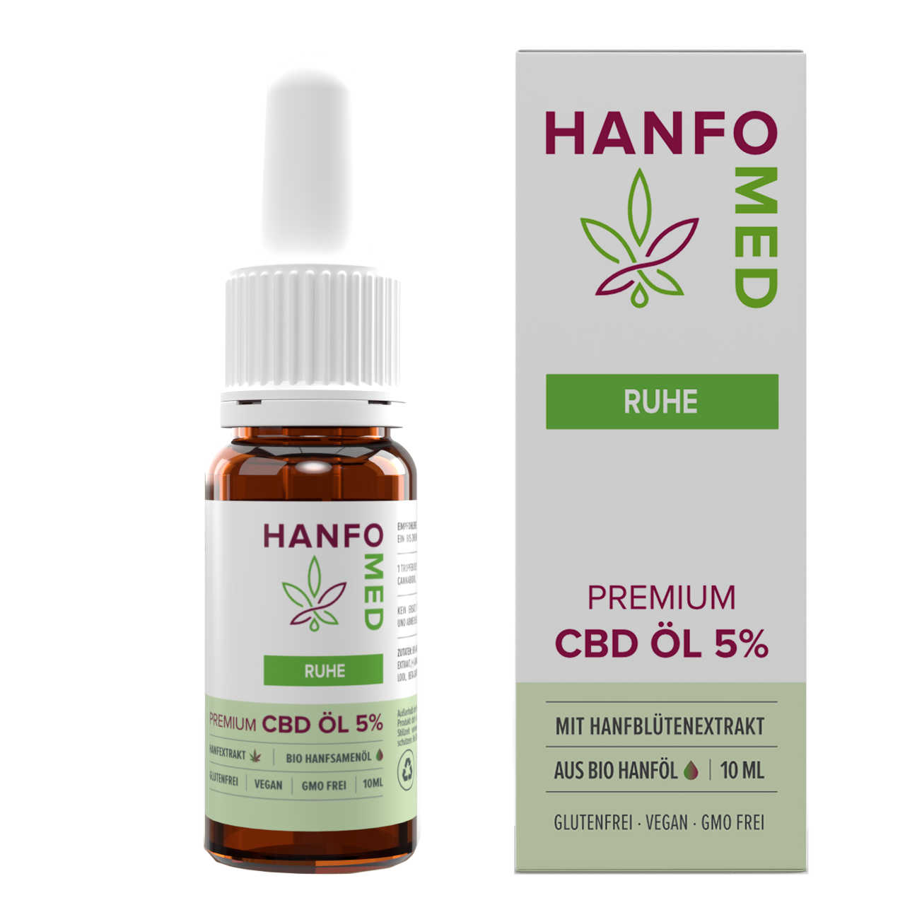 CBD Öl Schlaf „Ruhe“ · 10 ml – Hanfomed 5%