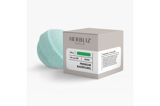 Herbliz – CBD Premium Badekugel – CBD Kosmetik (150mg) CBD – 150g