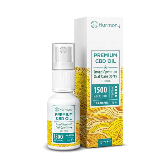 Harmony CBD Spray 10%  Nature, Citrus, Mint, 15ml
