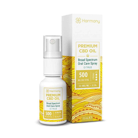 Harmony CBD Spray  3,3%  Nature, Citrus, Mint- 15ml