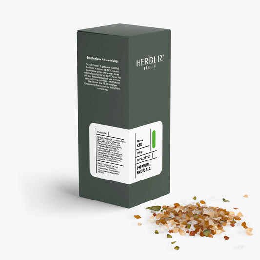 Herbliz – CBD Premium Badesalz – CBD Kosmetik (150mg) CBD – 300g