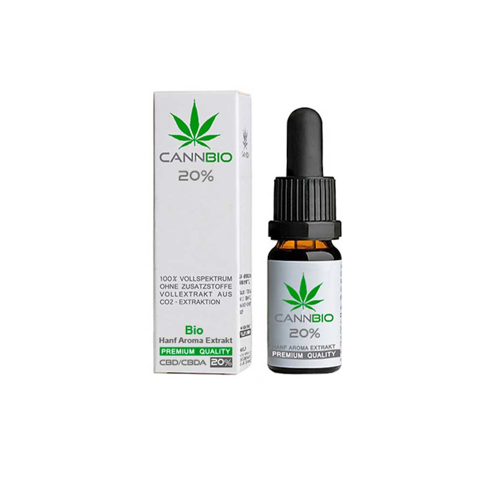 CANNBIO CBD Öl- Bio Vollextrakt- 10 ml, CBD-Gehalt 20%