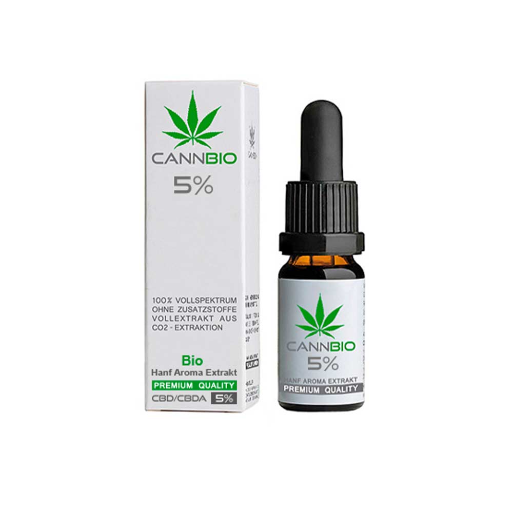 CANNBIO CBD Öl- Bio Vollextrakt- 10 ml, CBD-Gehalt 5%